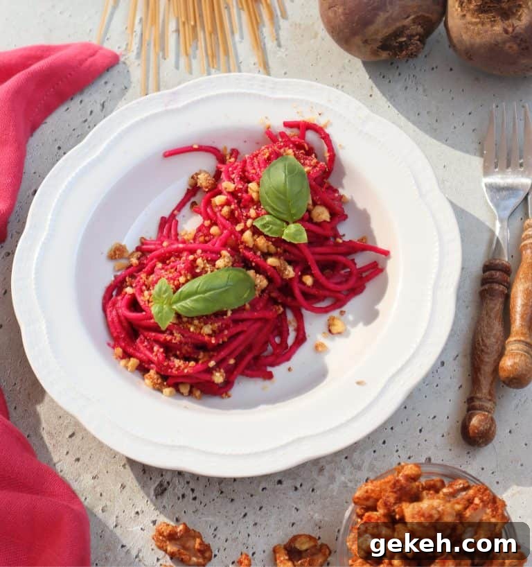 Red Beet Spaghetti