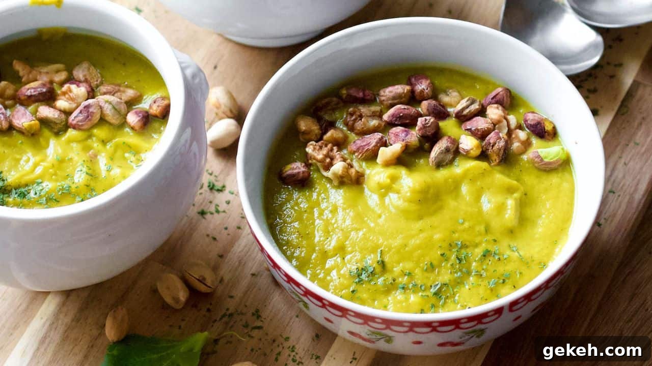 Broccoli and Avocado Cream Soup