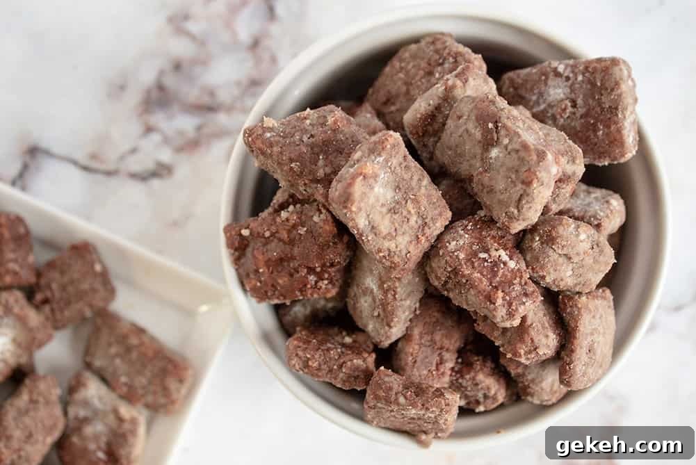 Keto Puppy Chow Recipe: Low-Carb Muddy Buddies Snack 2 keto candy chocolate covered keto puppy chow