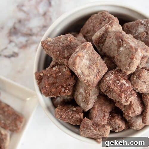 Keto Puppy Chow Recipe: Low-Carb Muddy Buddies Snack 9 keto candy chocolate covered keto puppy chow