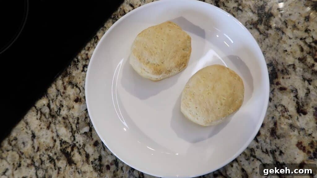 Biscuits in a bowl