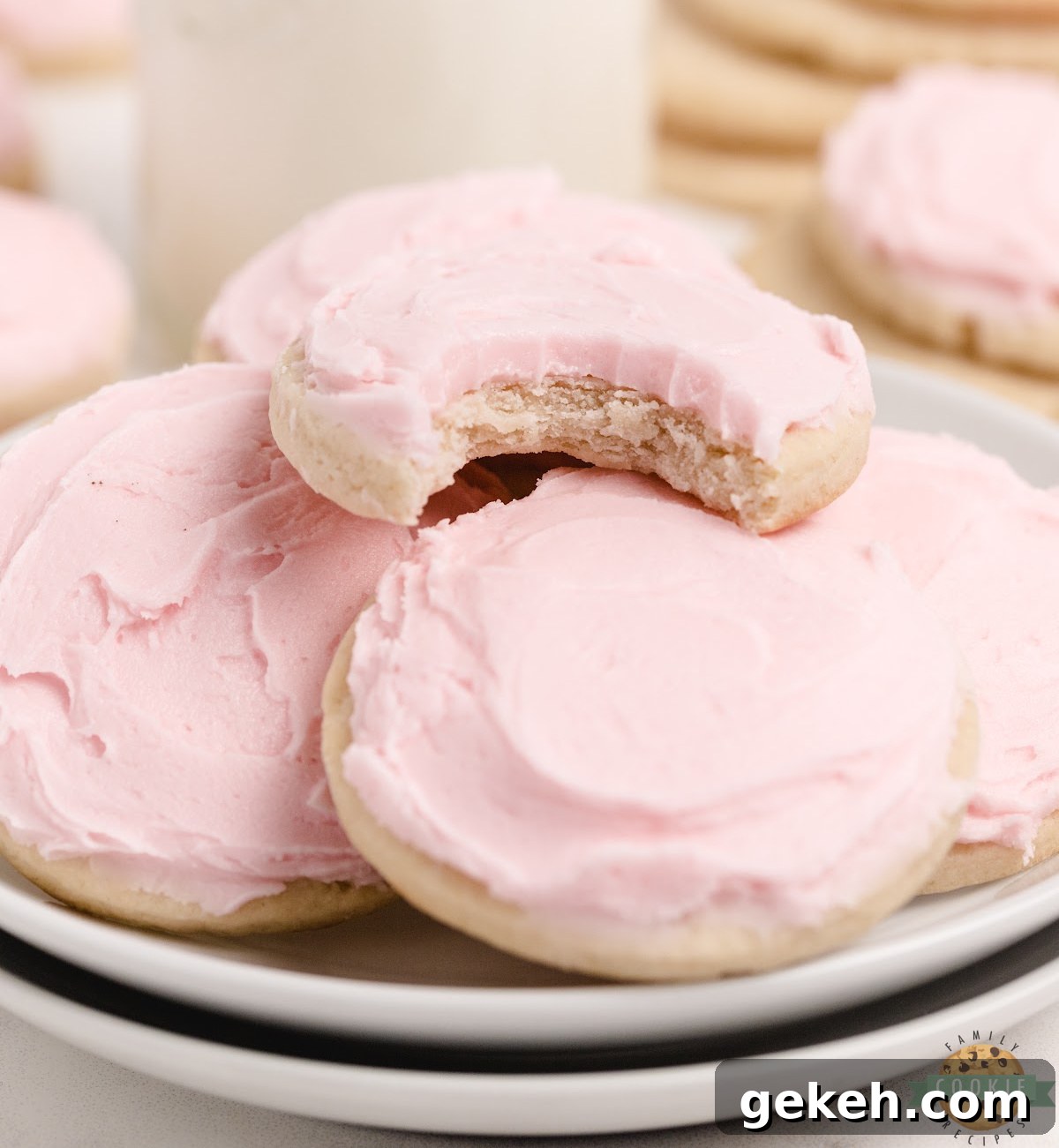 Soft Cream Cheese Sugar Cookies Recipe | Tender & Buttery 3 Cream Cheese Sugar Cookies are soft, thick & bakery-style every time. The best sugar cookie recipe with cream cheese — perfect for cut-outs & decorating!