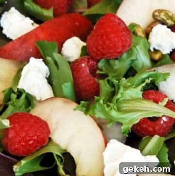 Nectarine Summer Salad close up