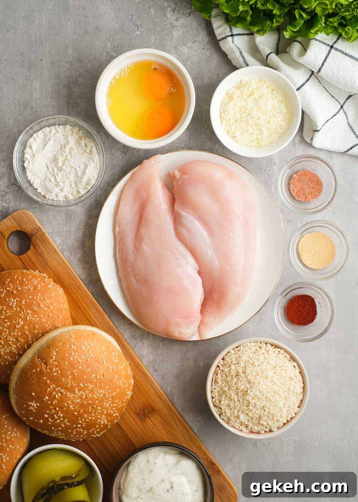Crispy Air Fryer Chicken Sandwich Recipe 3 ingredients for easy air fryer chicken sandwiches