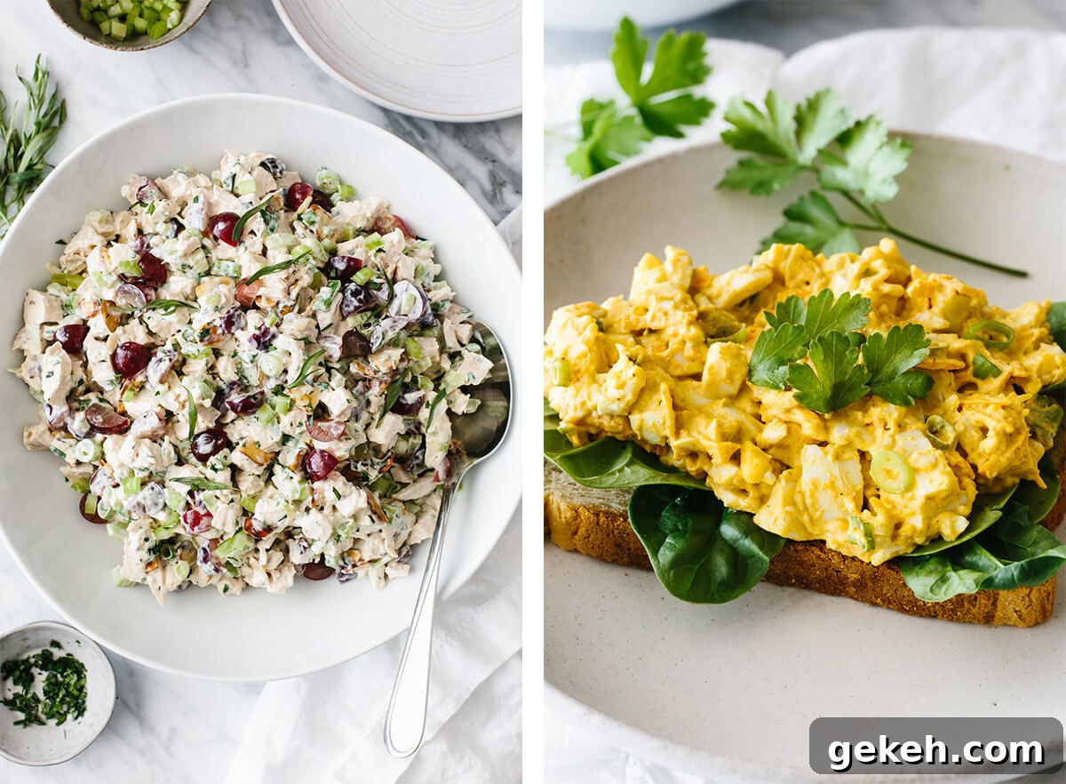These Whole30 lunch ideas are anything but boring! Eat through a rainbow of colors with vibrant salads, juicy meats, and brightly flavored seafood. Oh, and the best vegetable sides that easily carries over to dinner. Whole30 chicken salad and egg salad for lunch.
