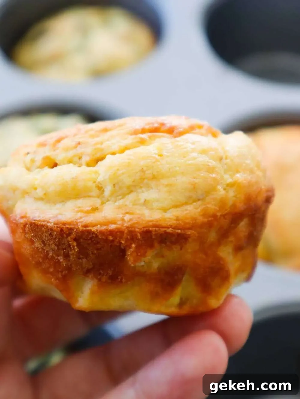 Flourless savoury oatmeal feta muffins! This easy savoury breakfast muffin recipe is simple, gluten free and so delicious! If you're looking for some new easy meal prep breakfast ideas, you've got to try these feta muffins!
