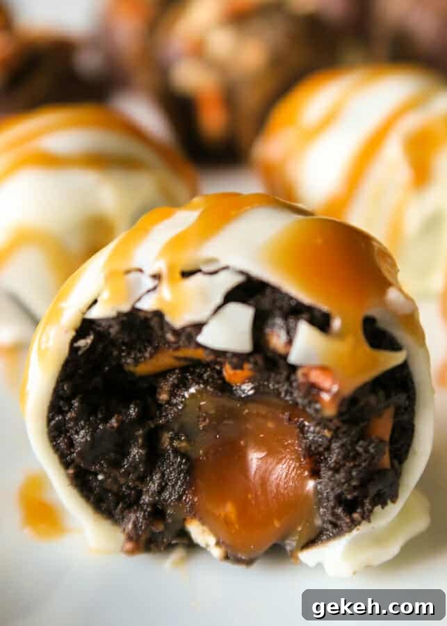 Homemade Salted Caramel Sauce Recipe for Every Dessert 14 Pretzel Oreo Balls (Stuffed with Homemade Salted Caramel)