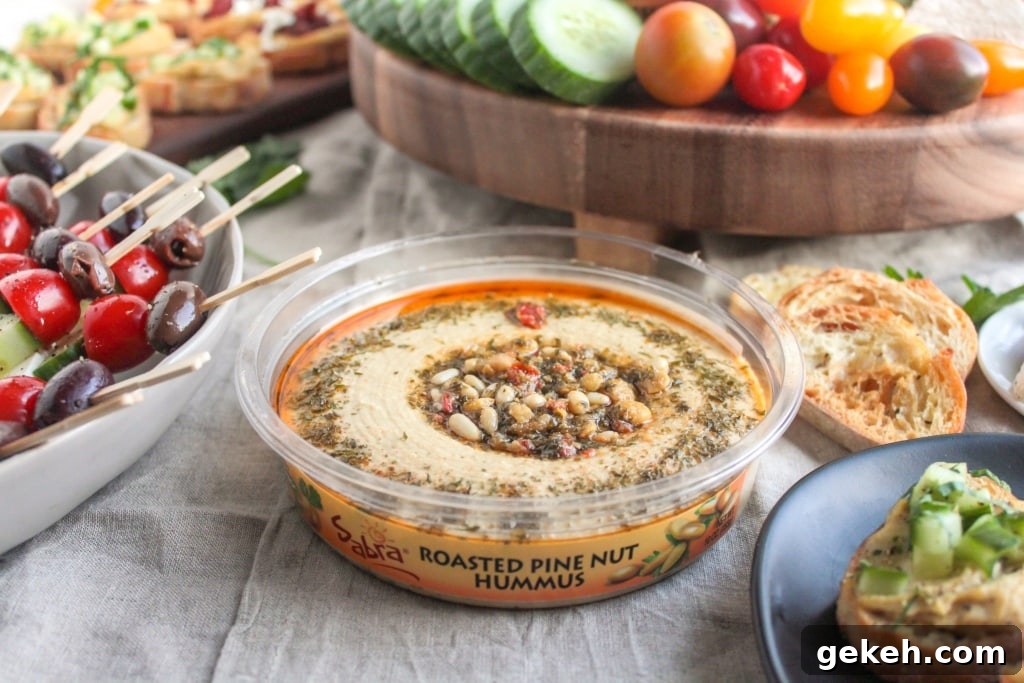 Quick Super Bowl Snack Ideas You Can Toss Together 4 Hummus crostini