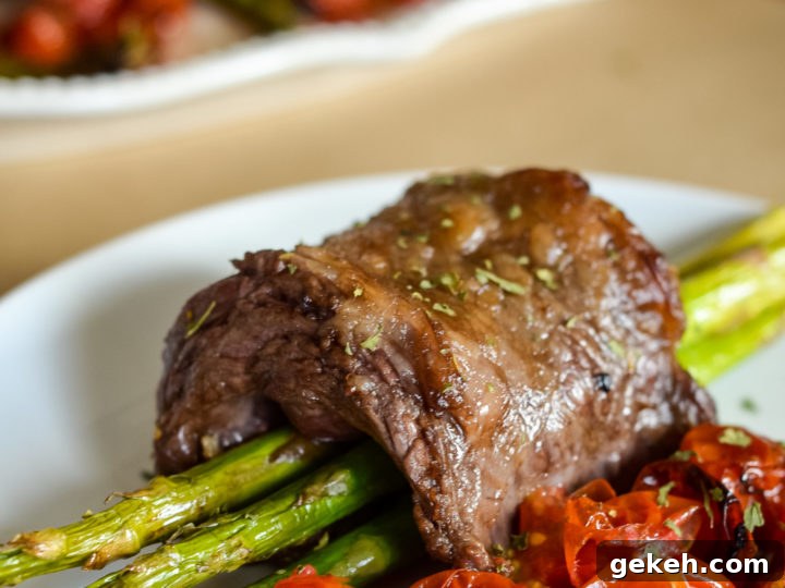 Image for Air Fryer Steak Wrapped Asparagus