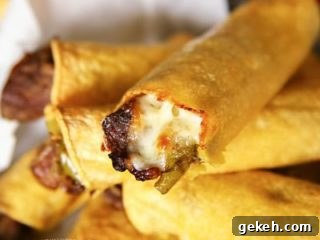 Image for Air Fried Philly Cheesesteak Taquitos