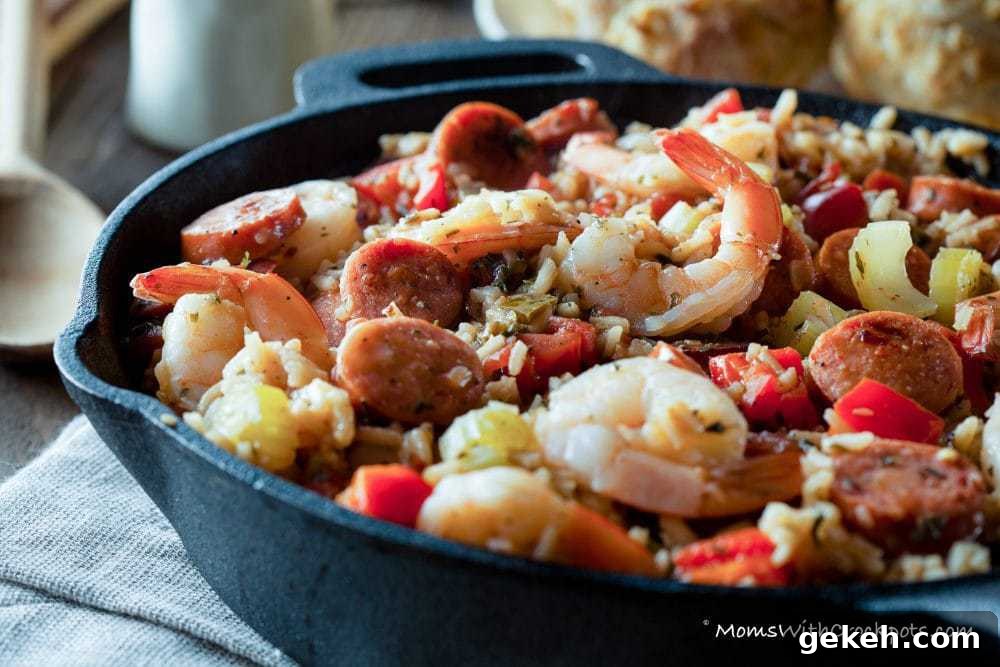 Slow-Cooker Jambalaya: Flavorful One-Pot Cajun Dinner 3 Just like you would get in New Orleans! This tongue tingling Crockpot Jambalaya Recipe is a keeper for a delicious supper any night of the week!