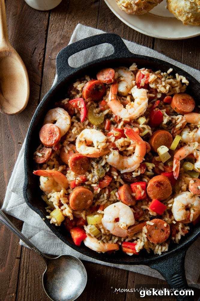 Slow-Cooker Jambalaya: Flavorful One-Pot Cajun Dinner 5 Just like you would get in New Orleans! This tongue tingling Crockpot Jambalaya Recipe is a keeper for a delicious supper any night of the week!
