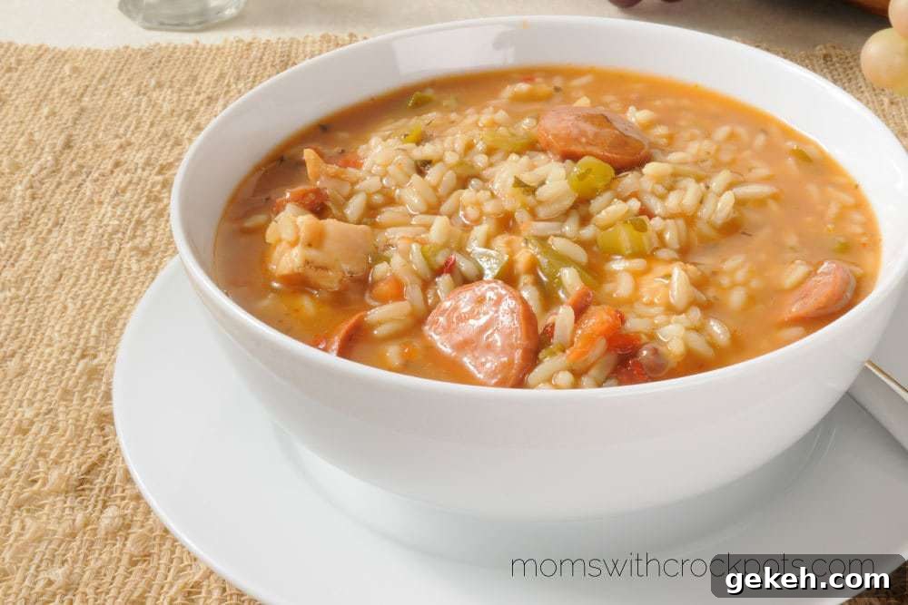 Slow-Cooker Jambalaya: Flavorful One-Pot Cajun Dinner 6 Crockpot Gumbo