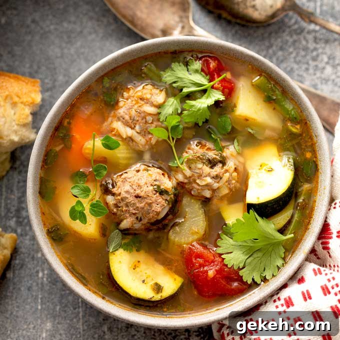 Cook Once, Eat Twice: Budget-Friendly Meals That Reheat Well 12 bowl of Mexican Meatball Soup
