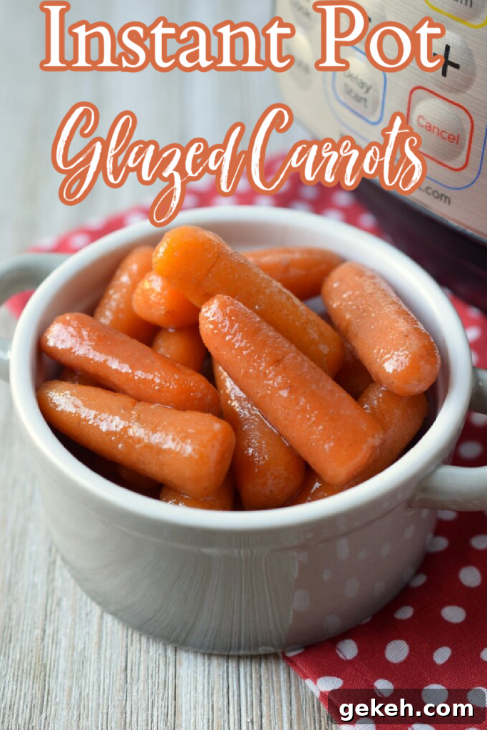 Instant Pot Glazed Carrots - A quick and easy side dish perfect for the holidays! All you need is 6 ingredients and less than 20 minutes. Instant Pot Carrots | Glazed Carrots | Instant Pot Glazed Carrots Recipe Instant Pot Glazed Carrots - A quick and easy side dish perfect for the holidays! All you need is 6 ingredients and less than 20 minutes. Instant Pot Carrots | Glazed Carrots | Instant Pot Glazed Carrots Recipe