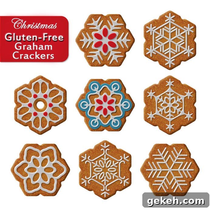 Gluten Free Christmas Graham Crackers