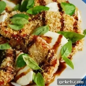 baked heirloom tomatoes caprese salad
