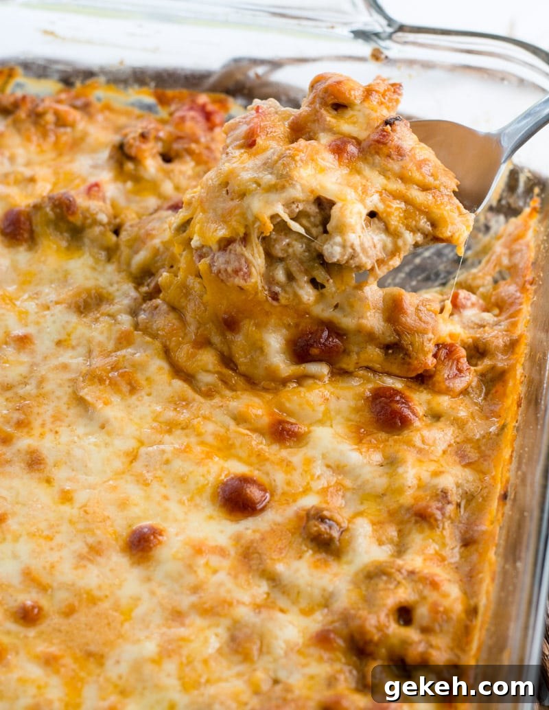 Garlic-Herb Pork Medallions with Tuscan White Beans Recipe 9 This low carb Keto Taco Zoodle Casserole has all the flavor of taco mac without the carbs! Zucchini noodles, taco meat and a rich cheese sauce are baked until bubbly! The ultimate keto comfort food!
