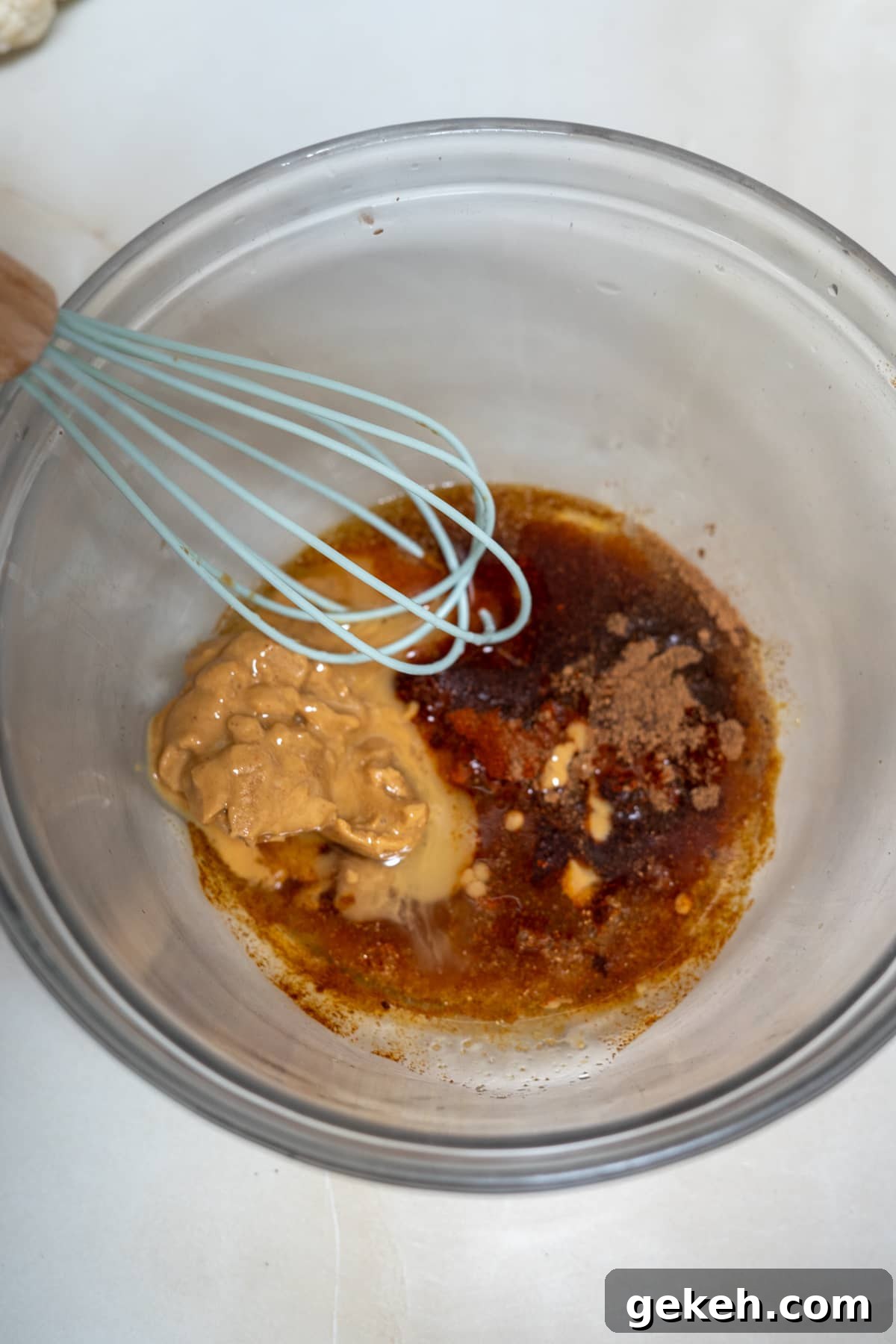 Spicy Keto Peanut Cauliflower Bites Recipe 4 peanut sauce