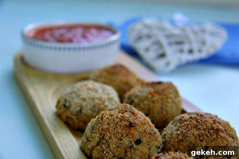 Spicy Keto Peanut Cauliflower Bites Recipe 9 cauliflower arancini