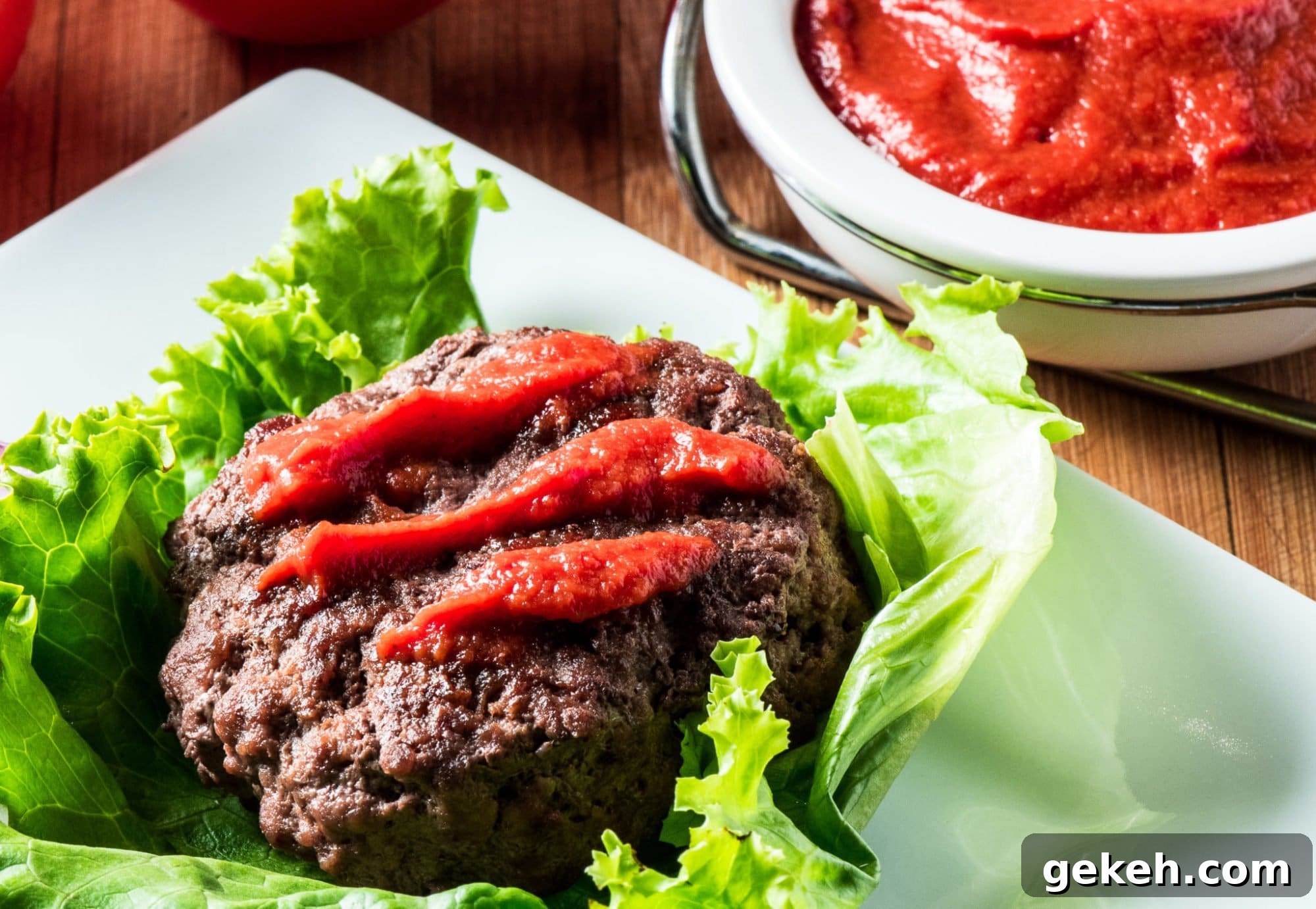 Homemade Sugar-Free Ketchup Recipe: Low-Carb Tomato Condiment 7 Burger with ketchup