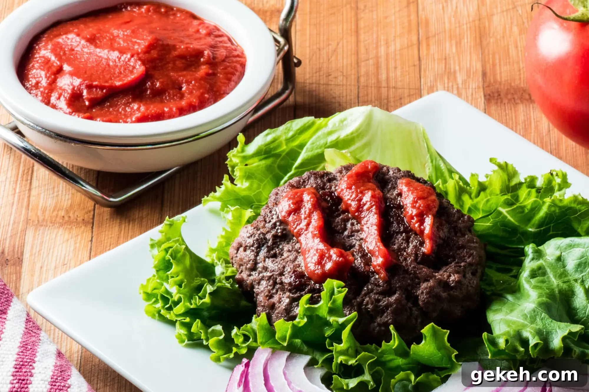 Homemade Sugar-Free Ketchup Recipe: Low-Carb Tomato Condiment 8 Ketchup on fries