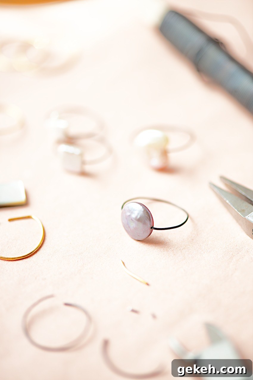 27 DIY Rings You'll Actually Want to Wear Every Day 25 Filigran Wire Rings