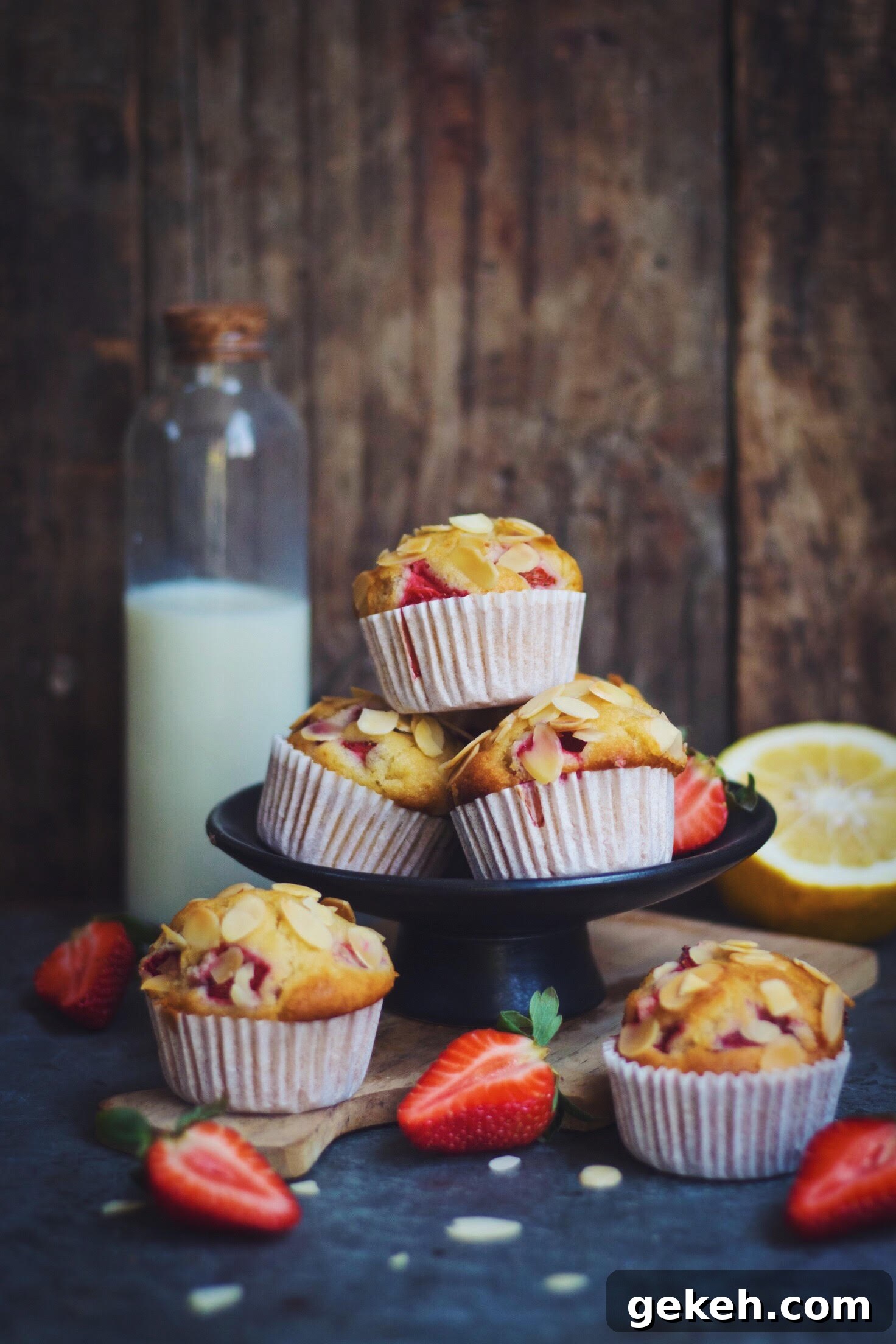 7 Must-Try Tea Time Snacks to Delight Your Guests 5 Almond strawberry muffins