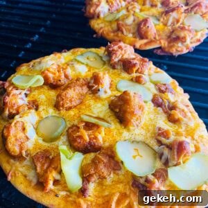 Nashville Hot Chicken Flatbreads on the Traeger Grill 16 Traeger Nashville Hot Chicken Flatbreads