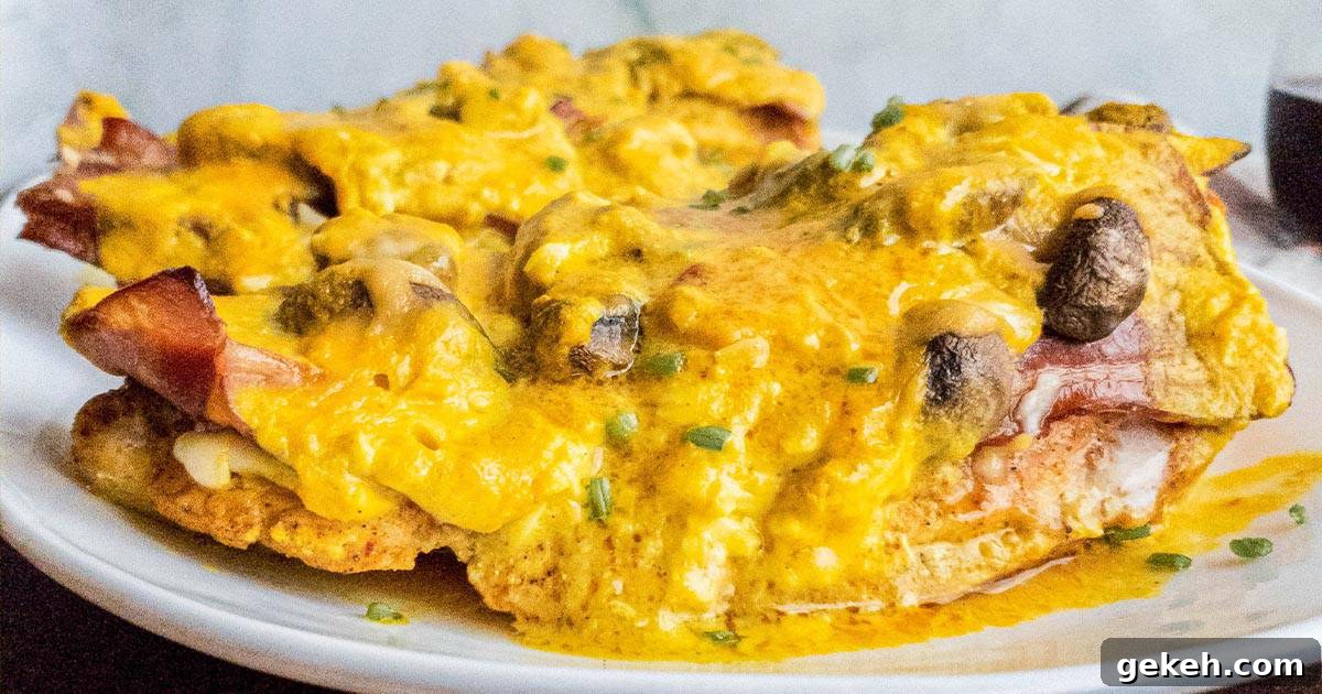 15 Sophisticated Dinner Ideas to Impress with Minimal Effort 2 A picture of Alice Springs chicken on white plate.