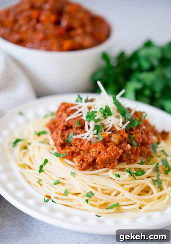 Slow Cooker Turkey Bolognese