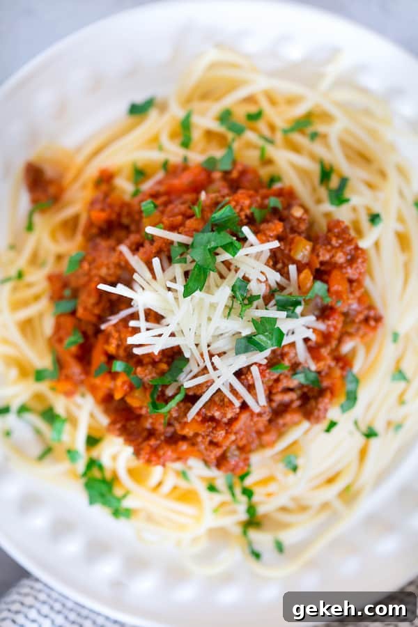 Slow Cooker Turkey Bolognese