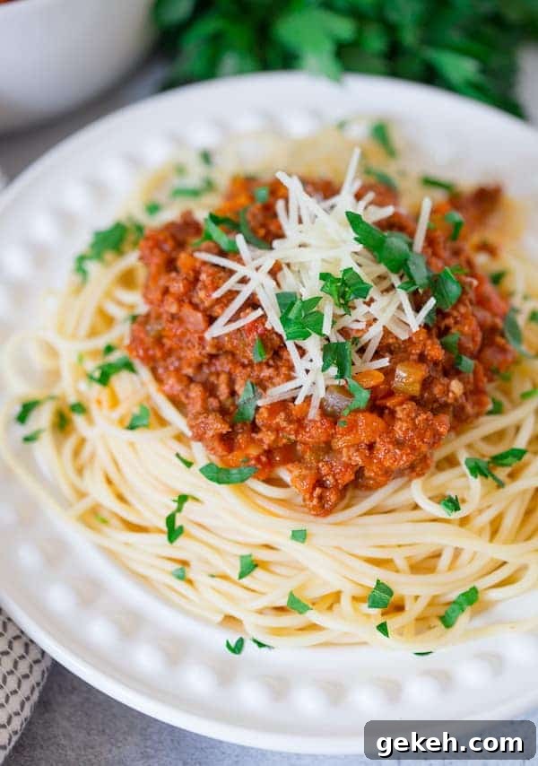 Slow Cooker Turkey Bolognese